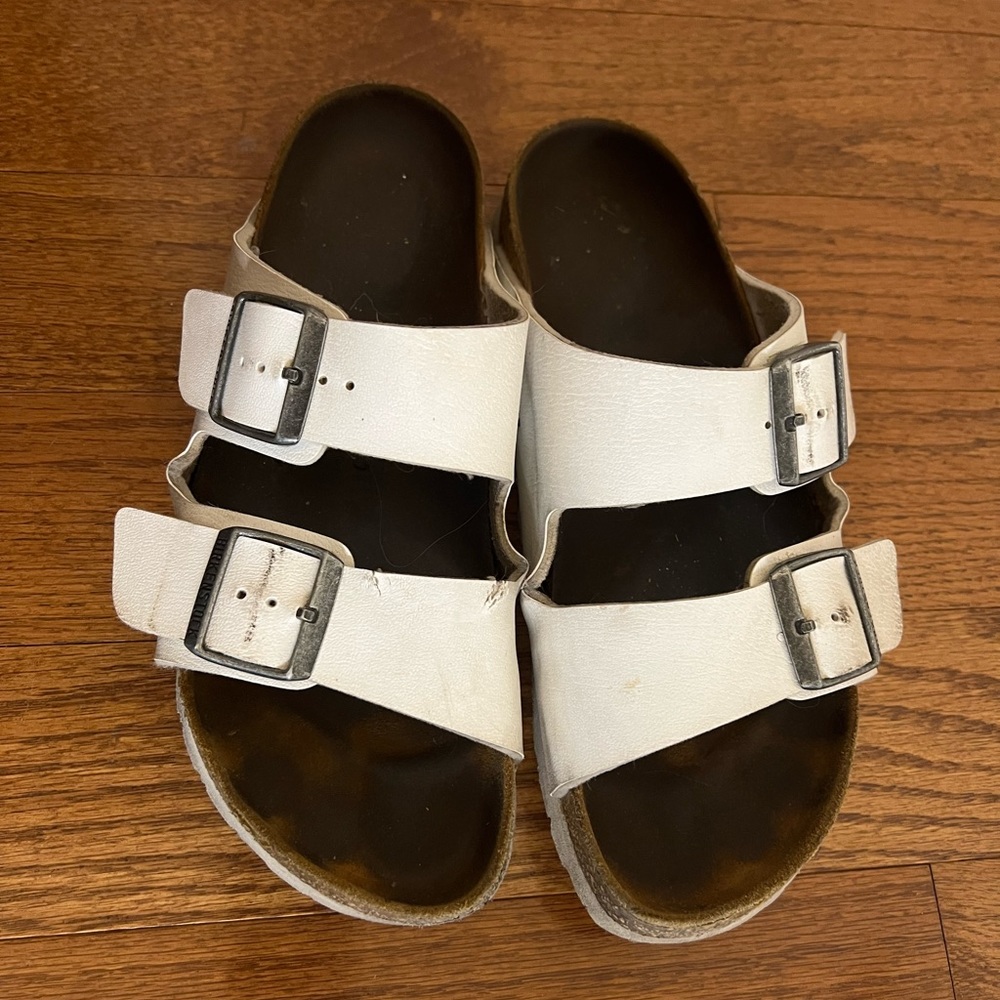 White Birkenstocks